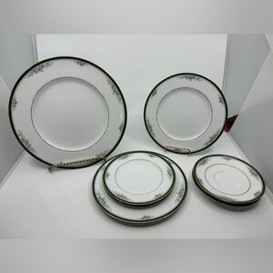 Noritake Landon Dinner/Salad/Bread Plates & Saucers 7 Pcs